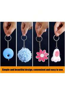 90 piezas Kit de accesorios para llaveros, adecuado para manualidades de llaveros de resina DIY, que incluye llaveros con cadena, anillos partidos, pasadores de ojo de tornillo para DIY de llaveros - 90Pcs/Set - Ver 6