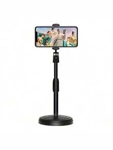 Adjustable Desktop Phone Stand - 360 Degree Rotating Telescopic Phone Holder. Foldable, Portable Desktop Phone Stand, Office Desk Accessory. Suitable For 4-10 Inch Smartphones. Home Christmas Decoration, Christmas Gift, Learning Supplies. Suitable For Multiple Occasions, Such As Learning, Library, Airplane, Bedroom, Etc. The Best Gift For Mom On Mother's Day. Valentine's Day, Ramadan, Valentine's Day Gift, Ramadan Gift - Random Styles - View 3