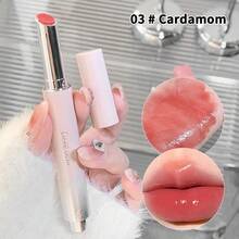 Bálsamo labial de color con brillo de espejo, labios hidratantes de alta pigmentación, efecto voluminizador de larga duración, nutritivo y mejorador de la condición de los labios, suavizante y añade volumen a los labios, sin manchas, regalo ideal para graduación, esenciales para niñas, cuidado diario de la piel - Multicolor - Ver 8