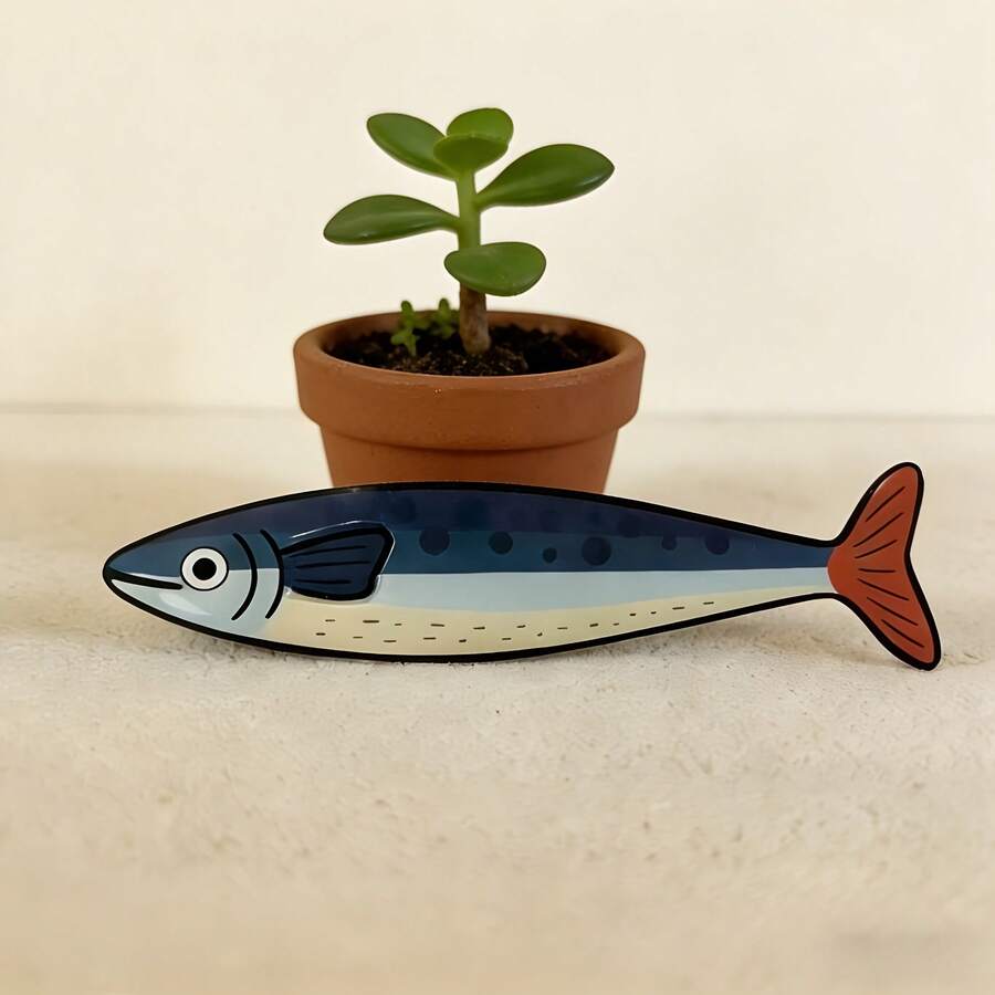 1pc Acrylic Bookmarks, Sardine Shaped High Beauty Bookmarks, Reading Marks, Suitable For Reading Enthusiasts, Colleagues, Friends And Family, Suitable For Home Season, Halloween Ideal Gift - A - View 1