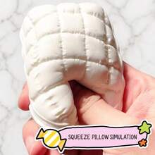 Bantal Nanas Mini Motif Kotak Slow Rebound Mochi Squishy, Mainan Remas Fidget TPR Tekstur Lembut Anti-Stres, Mainan Dekompresi Tangan Estetik Kawaii, Ornamen Meja Lucu Hadiah untuk Remaja & Kolektor Dewasa - MultiWarna - View 10