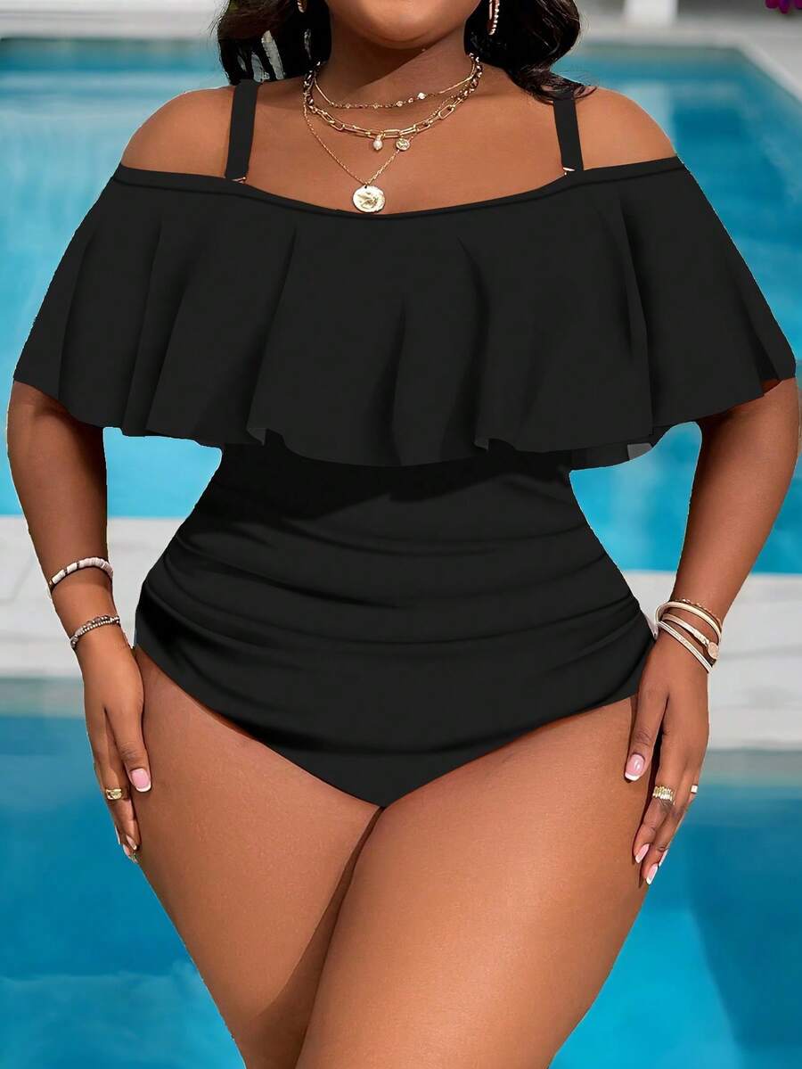 Plus Size Bikini Sets - Negro 4 - View 1