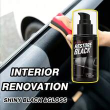JB-XPCS Car Plastic Restorer Spray, Dashboard Leather Seat Door Panel Color Texture Polishing Protection Long-Lasting YT2010 - Plastic Restorer - View 2