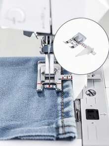Household Multi-Function Sewing Machine Presser Foot With Ruler/Guide Presser Foot, Sewing Machine Presser Foot With Ruler, Sewing Presser Foot,Adjustable Sewing Machine Additions, Splicing Presser Foot, Suitable For Clothing, Fabric Sewing - Sewing Presser Foot - View 13