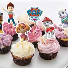7/13/14/17/21/24pcs Paw Patrol Cake Toppers, Suitable For Parties, Birthdays, Celebrations, Mother's Day And Other Occasions - Cartoon - View 12