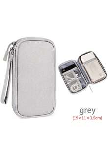 3/1pc Digital Accessory Organizer Pouch/Case; Multifunctional Travel Storage Box Suitable For Phone Cases, Coin Purses, Jewelry, And More; Lightweight And Portable-Ideal For Travel, Graduation Season, And The Back-To-School Season. - Multicolor - View 14