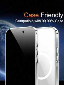 3pcs Full Screen Privacy Tempered Glass Screen Protector, Compatible With IPhone 18Promax/18Pro/17/17 Pro/17 Pro Max/16/16 Plus/16 Pro Max/15/14/13 Series, 9H Hardness Anti-Peeping Anti-Scratch Anti-Fingerprint Bubble-Free Case-Friendly Screen Film - Black - View 5