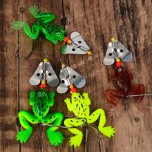4pcs/Set Anti-Scratch Soft Frog Lure - Multicolor - View 5