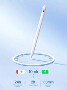 Universal Capacitive Stylus Pen For Phone And Tablet, Compatible With Android And Apple, Precise Touch, Smooth Writing, High-End Capacitive Stylus (Not Compatible With Resistive Screen And Tablet Electromagnetic Screen), 90mAh - Multicolor - View 5