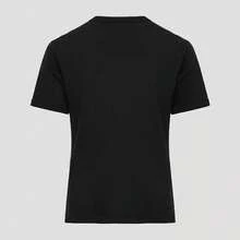 Adidas Women's Summer New LINEAR TEE Short Sleeve T-Shirt - Black and White - View 5