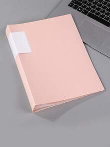 Essentiel de rentrée scolaire Dossier de poche transparent A4, sac de rangement pour copies d'examen d'étudiant, classeur de matériel d'apprentissage, organisateur de partitions et de chansons, dossier de collection de certificats, fichier de documents de bureau, classeur à feuilles mobiles - Pièce unique - Voir 16