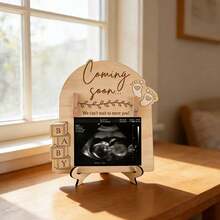 1 Stück Ankündigung: Wir können es kaum erwarten, dich kennenzulernen! Baby-Essentials, Neugeborenen-Essentials, Neugeborenes Mädchen, Mädchen-Geschenk, Baby-Zubehör - Verschiedenfarbig - Übersicht 1