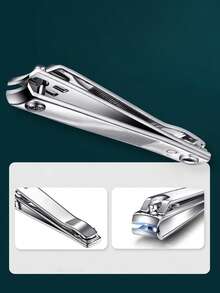 Heavy Duty Stainless Steel Nail Clippers For Men And Women - Perfect For Thick Fingernails And Toenails - Silver - View 3