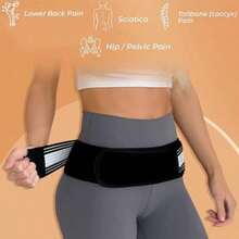 Unisex Hip Belt, Suitable For Daily Life And Sports Fitness, Used For Buttock Lifting, Support And Shaping. - Black - View 3