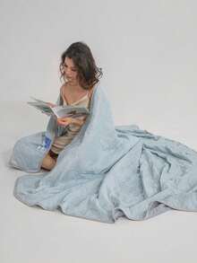 1pc 6 Colors Optional Outdoor Camping & Home Dual-Use Cooling Summer Blanket | Instant Cooling Fabric, Breathable And Sweat-Resistant, Quilted Temperature Lock, Machine Washable And Easy Care, Suitable For Summer Air-Conditioned Room / Picnic Mat Blanket, Keep You Cool And Refreshing Through The Hot Summer - Multicolor - View 16
