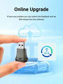 XUDA 全新 SuperBox Mini 車載主機，無線 CarPlay 與 Android，有線轉無線 2 合 1 功能，支援 2.4-5.0 GHz WiFi 5，時尚便攜式車用 CarPlay 接收器，適用於 99% 配備有線 CarPlay 與 Android 功能的汽車 - C - 查看 6