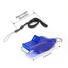 High Decibel Referee Whistle For Training And Command, Stylish Portable Survival Whistle For Hiking And Camping - Multicolor - View 3