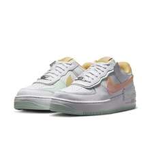 Nike Air Force 1 Shadow Versatile Comfortable Breathable Low-Top Sneakers Women's Pink White - Pink - View 5