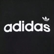 Adidas Women's Summer New LINEAR TEE Short Sleeve T-Shirt - Black and White - View 8