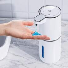 Automatic Soap Dispenser, No Need To Press, Sensor Activated, Convenient And Quick, Available In Black And White, 380ml Large Capacity, USB Rechargeable, Premium Appearance, Kitchen & Bathroom Cleaning Tool, Great Halloween Gift! - Multiple Colors - View 13
