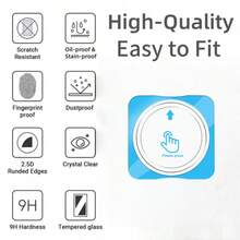 Auto-Positioning High-Definition Tempered Glass Screen Protector For Samsung Galaxy Watch6/7-40mm 44mm, Watch8-40mm 44mm, Watch8 Classic 46mm, Watch7/8 Ultra, Designed For Samsung Watches, High-Definition Anti-Scratch Wear-Resistant, One-Click Easy Installation, Bubble-Free, High-Definition Transparent, Anti-Scratch Wear-Resistant, Anti-Fingerprint - 2pcs for Galaxy Watch7/8 Ultra - View 4