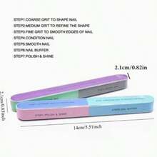 1 Set Professional Nail Polishing Tools And Nail Shaping Bands, Suitable For Home Nail Care And Salon Professional Shaping, Ideal Gift - A - View 10