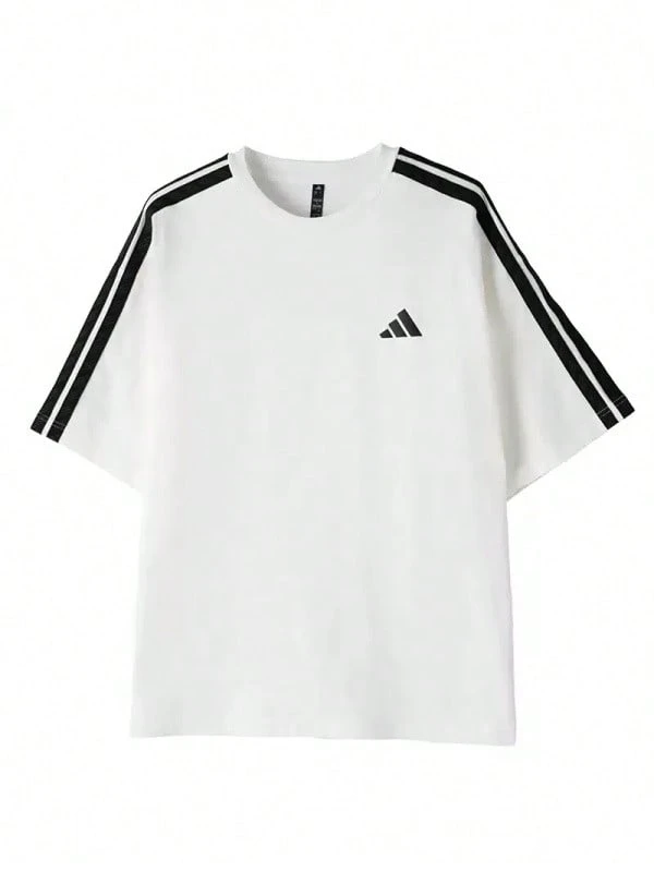 Adidas Summer New ST 3ST OVERS Men's Short Sleeve T-Shirt - White - View 1