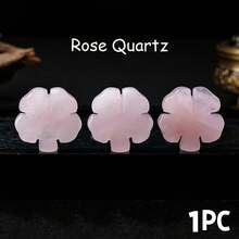 1件 水晶綠色風信子四葉草雕刻水晶工藝品 家居裝飾品 母親節 情人節 聖帕特里克節 節日禮物 - 東陵玉四葉草 - 查看 15
