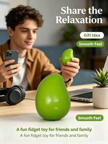 Soft Squeeze Stress Relief Toy, Summer Watermelon And Mango Squishy Toys, Slow Rebound Finger Toys, Perfect For Holiday Gifts, Fun And Cute Gifts, Birthday Gifts, Easter Gifts, Halloween Gifts, Christmas Gifts, Party Gifts - Multicolor - View 6