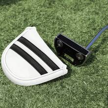 Funda de Cabeza de Palo de Golf Minimalista de Doble Polo, Funda de Cabeza de Putter de Golf, Funda de Putter de Diseñador, Material de PU Bordado Premium, Adecuada para Palos de Golf, Excelente Opción de Regalo - Multicolor - Ver 4