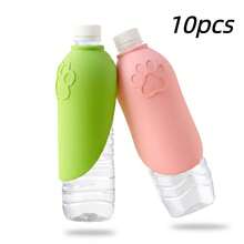 1pc Portable Pet Outdoor Water Dispenser, Silicone Material, Pet Water Bowl Compatible With Most Water Bottles, Suitable For Dog Walking And Outdoor Activities, Travel Water Bottle, Suitable For Dog Walking And Walking, Compatible With Most Water Bottles - Multicolor - View 17