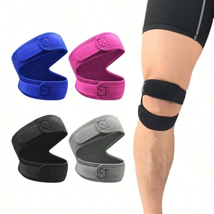 Outdoor Cycling Running Knee Support Strap, Provides Knee Pressure Support, Stabilizes Knee Joint - Multicolor - View 1