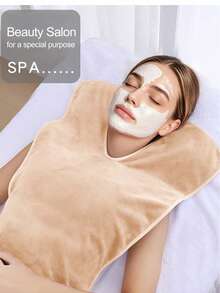 1/2pcs U-Shaped Towels, Reusable Soft Microfiber Neck Towels For Beauty Salon Spa Massage Facial Care, Size 23.62*15.75 Inches (60*40 Cm), Suitable For Beauty Salon Care - Pink - View 8