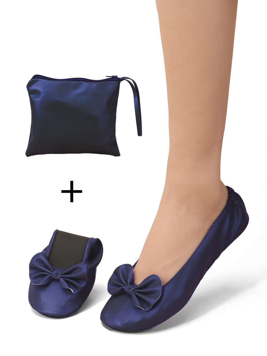 極簡輕量赤足感室內舞蹈鞋 可折疊便攜 柔軟套腳女款時尚芭蕾舞鞋
