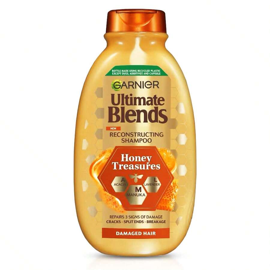 Garnier Ultimate Blends Honey Treasures Shampoo 400ml - Shampoo+Conditioner - View 1