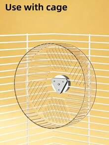 Hamster Exercise Wheel With Silent Design, Hanging Wall-Mounted Hamster Toy For Habitat Decoration - View 5