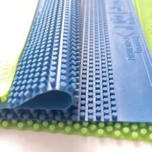 Long Pimple Colored Table Tennis Rubber, No Sponge Backing, Fine And Soft Pimple, Excellent Anti-Spin Performance, Complex And Diverse Ball Trajectory - Multicolor - View 3