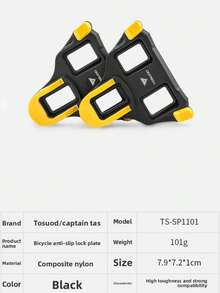 TOSUOD Bicycle Cleats Road Bike Lock Shoes SPD Universal Cycling Shoe Cleats Bicycle Pedal Accessories - Multicolor - View 4
