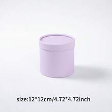 1 buah Ember Kecil Bulat Warna Solid untuk Rangkaian Bunga, Vas DIY, Kemasan, Kotak Kosong, Kotak Hadiah, Dekorasi Penting untuk Hari Raya - Silinder kecil - View 17