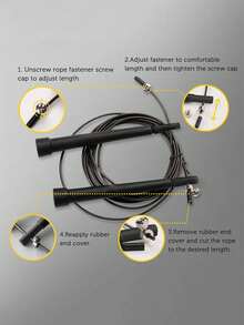 Jump Rope, Suitable For Aerobic Fitness - Multi-Functional Adjustable Jump Rope, PVC Material, Lightweight Fast Jump Rope, Suitable For High School Entrance Exams, Competitions, Sports, Gym Training, Exercise, Adult Students, Indoor Home Use - Multicolor - View 5