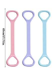 1 buah Tali Elastis Yoga - 4 Warna, Tali Peregang Kebugaran Elastis Premium, Tali Elastis Anti Selip, Bahan Tahan Lama, Cocok untuk Peregangan Punggung, Pembentukan Tubuh, Latihan untuk Pemula, Latihan Kekuatan dan Latihan Fleksibilitas, Cocok untuk Latihan di Rumah, Gym dan Aktivitas Kebugaran di Luar Ruangan - Beraneka warna - View 6