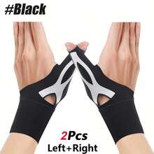 2pcs Thumb Wrist Support Compression Sleeves, Elastic Wrist Guards, Suitable For Gaming, Office, Unisex - Fits Most Hands - Multicolor - View 12