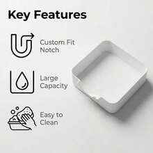 1pc All-In-One Washing Machine Drain Funnel With Lint Filter + Water Drip Tray, Universal Anti-Leak Accessory For Home Washing Machines, Laundry Room Water Accumulation And Moisture Prevention Floor Protection Tool, Practical Home Laundry Care Essential For Renters And Homeowners - A - View 3