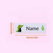 100/200/500pcs Customized Name Stickers, Engineering Vehicle Customized Waterproof Stickers, Personalized Name Label Stickers, Personalized Stickers - Color - View 4