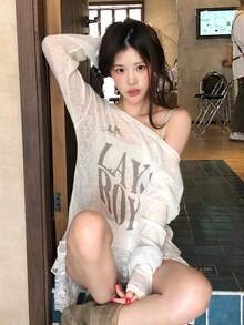 Summer New High-Quality Snowflake Sun Protection Base Layer Top, Breathable Casual White - White - View 3
