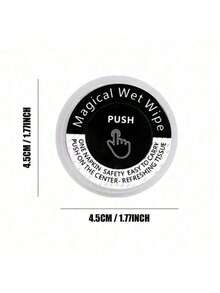 5/10/20pcs Magical Wet Wipe: Portable Push-Activated Compressed Towel - Instant Hydration & One-Handed Use - Multicolor - View 6