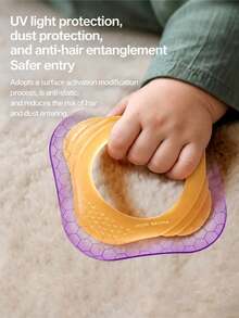 Philips Avent Baby Ring Silicone Teether, 30° Liquid Silicone, UV Anti-Static Treatment, Designed For Infants - Multicolor - View 8