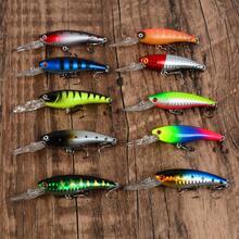 Umpan Minnow Bibir Panjang Menyelam Dalam yang Mengapung untuk Ikan Bass Mulut Kecil, Khusus untuk Arus Deras, Ikan Mandarin, dan Ikan Gabus. - MultiWarna - View 7