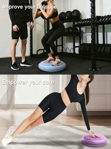 Balance Pad Available In Multiple Colors, Equipped With Raised Massage Nodules, Anti-Slip And Flexible. It Helps Train Core Balance, Relieve Foot Fatigue, And Suits Office Use, Fitness Training And Rehabilitation Therapy. - Multicolor - View 5