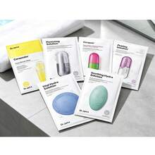 DR.JART+Facial Sheet Masks 6 Pack Korean Skin Care Hydrating Facial Care Deep Moisturizing Improve Elasticity Smooth Skin K Beauty Refreshing Suitable For Summer Ideal For Party, Autumn, Halloween And Christmas Essentials - White - View 3